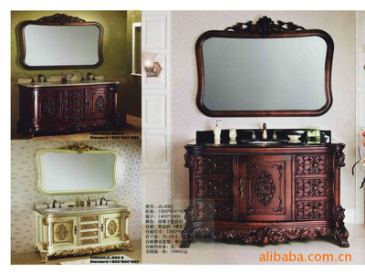【健隆家居JL-693 ,實(shí)木浴室柜,仿古浴室柜,歐式浴室柜】價(jià)格,廠家,圖片,浴室柜,北京古木健隆木業(yè)-